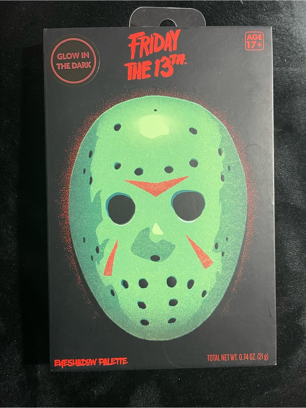 Glow-in-the-Dark Friday the 13th eyeshadows